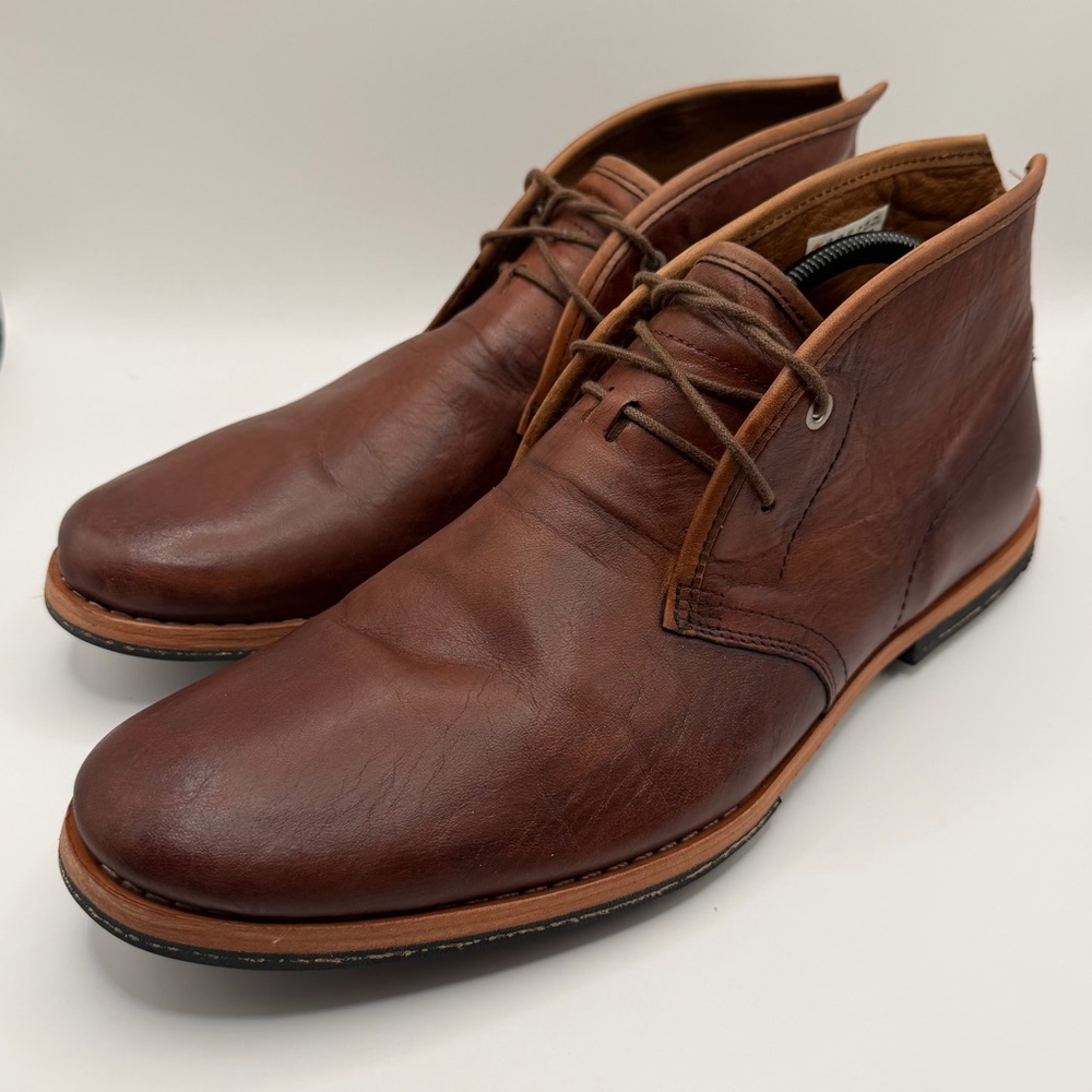 Timberland Boot Co Wodehouse 75509 Chukka Boots Brown Leather Lace up Mens 11 US